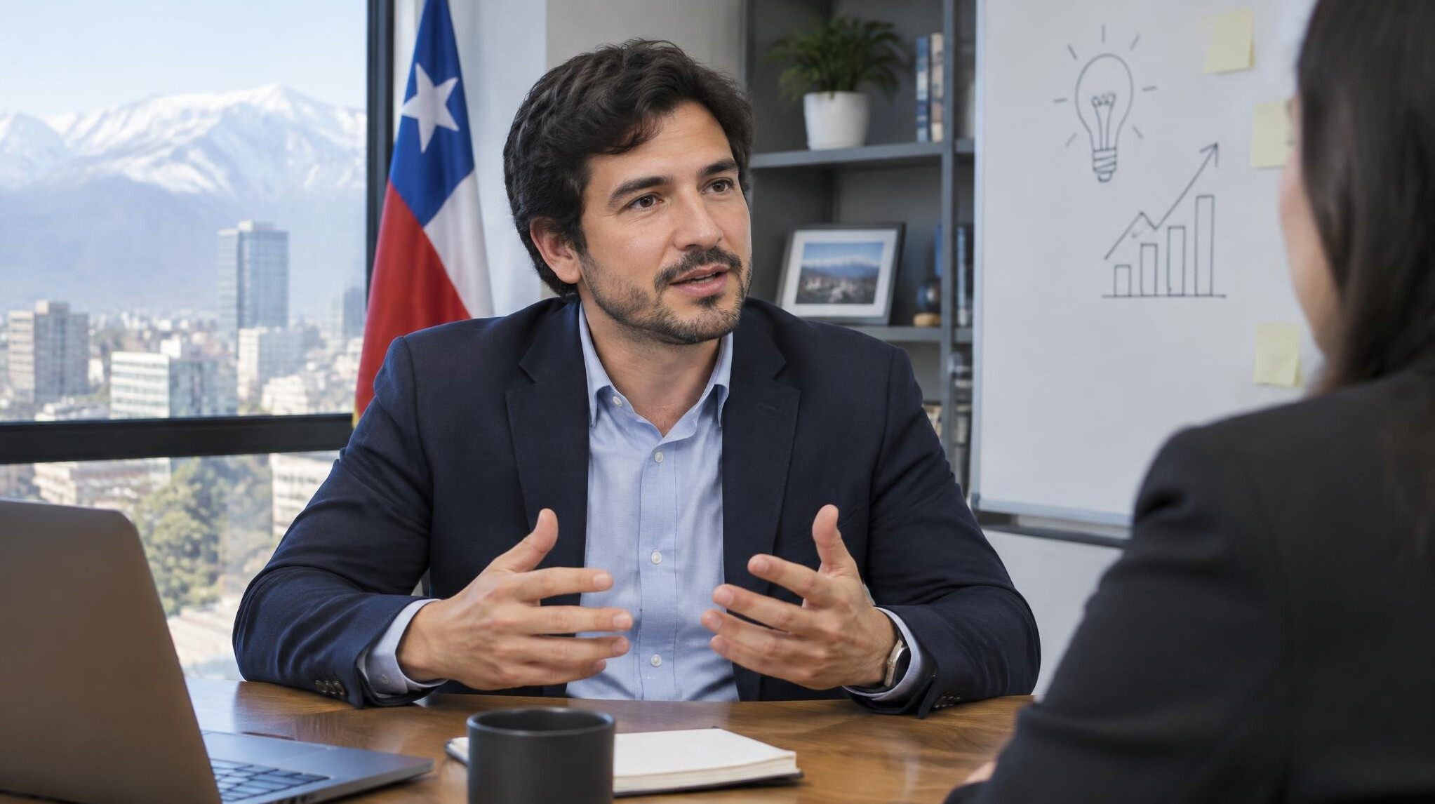 chilean business owner speaking