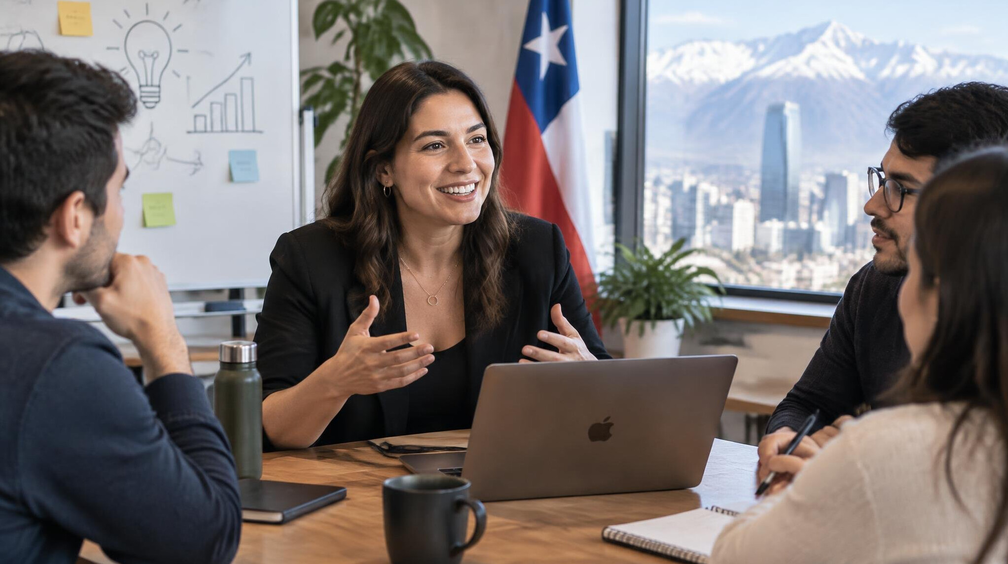 woman entrepreneur smiling