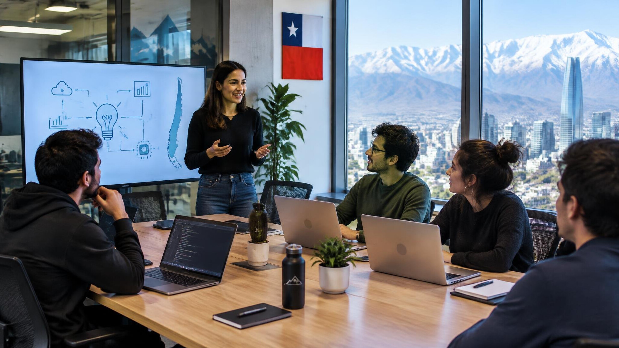 chilean tech startup office
